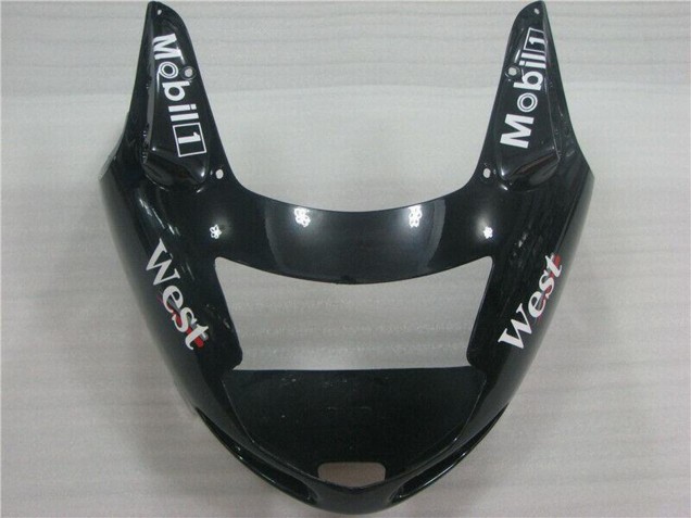 1996-2007 Honda CBR1100XX Blackbird Motorcycle Fairings - Glossy Black White West Canada