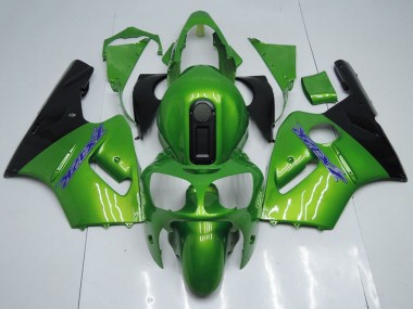 2000-2001 Kawasaki ZX12R Motorcycle Fairings - Green Black Blue Canada