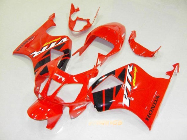 2000-2006 Honda VTR1000 Motorcycle Fairing - Red Glossy Black Stripe Canada