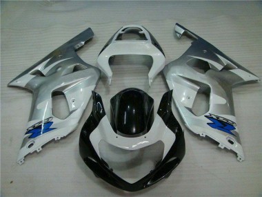 2001-2003 Suzuki GSXR 600/750 Motorcycle Fairings - Yellow Glossy Black Canada