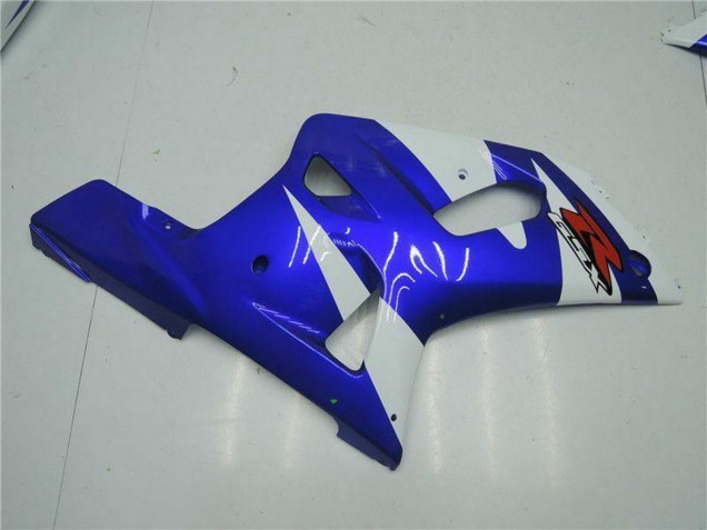 2001-2003 Suzuki GSXR 600/750 Motorcycle Fairings - White Blue Black Canada