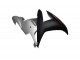2002-2003 Yamaha YZF R1 Motorcycle Fairings - Silver Matte Black Canada
