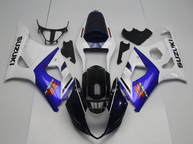 2003-2004 Suzuki GSXR 1000 Motorcycle Fairings - White Blue Glossy Black Red Canada