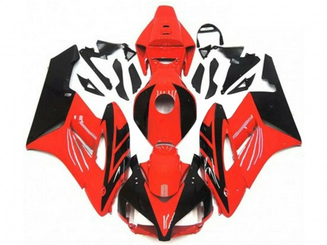 2004-2005 Honda CBR1000RR Motorcycle Fairings - Red Glossy Black Canada