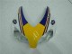 2004-2005 Honda CBR1000RR Motorcycle Fairing - White Blue Yellow Rothmans Canada
