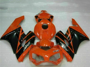 2004-2005 Honda CBR1000RR Motorcycle Fairings - Orange Glossy Black Canada