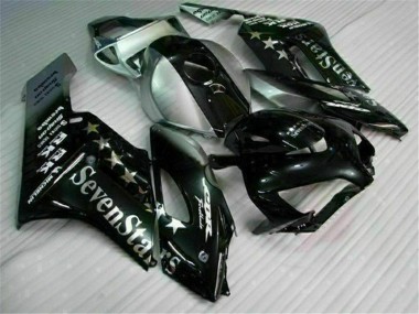 2004-2005 Honda CBR1000RR Motorcycle Fairings - Silver Glossy Black SevenStars Canada