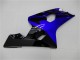 2004-2005 Suzuki GSXR 600/750 Motorcycle Fairings - Blue Glossy Black Canada
