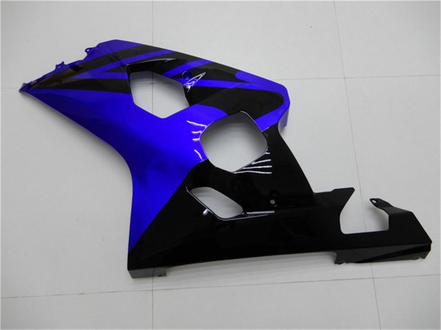 2004-2005 Suzuki GSXR 600/750 Motorcycle Fairings - Blue Glossy Black Canada