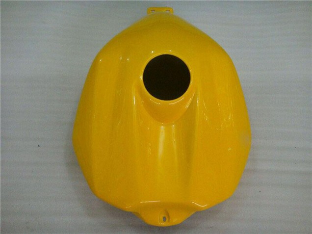 2004-2006 Yamaha YZF R1 Motorcycle Fairings - Yellow Glossy Black Dunlop 50 Canada