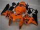 2005-2006 Honda CBR600RR Motorcycle Fairing - Orange Black Flame Canada