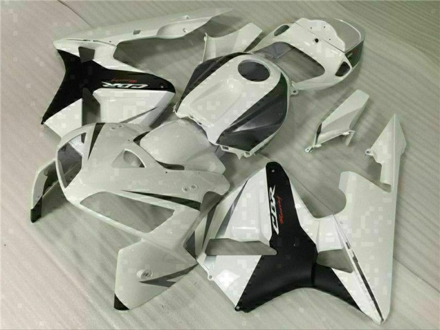 2005-2006 Honda CBR600RR Bike Fairings - White Black Canada