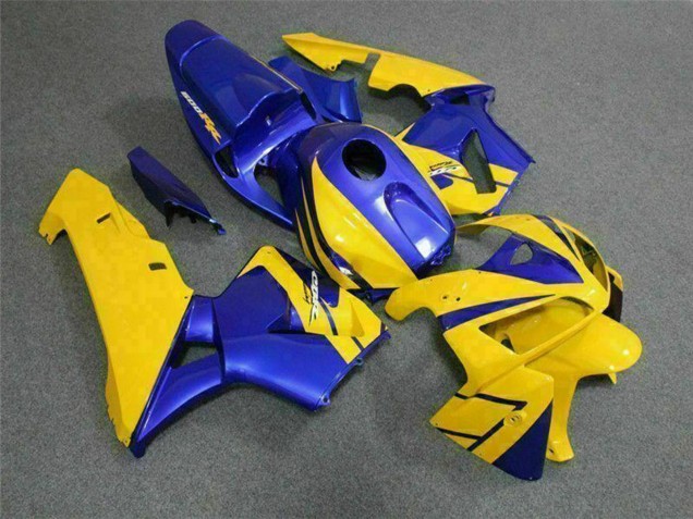2005-2006 Honda CBR600RR Motorcycle Fairings - Yellow Blue Canada