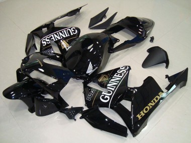 2005-2006 Honda CBR600RR Motorcycle Fairings - Glossy Black Gunness Canada