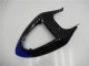 2005-2006 Kawasaki ZX6R Motorcycle Fairing Kits - Blue Glossy Black Canada
