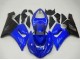 2005-2006 Kawasaki ZX6R Motorcycle Fairings - Blue Matte Black Canada