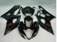 2005-2006 Suzuki GSXR 1000 Motorcycle Fairing - Glossy Black Matte Black Red Canada