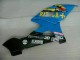 2005-2006 Suzuki GSXR 1000 Motorcycle Fairings - Blue Gold Black Rizla Canada