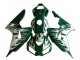 2006-2007 Honda CBR1000RR Motorcycle Fairings - White Green Flame Canada