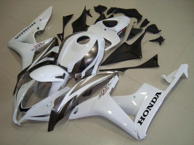 2007-2008 Honda CBR600RR Motorcycle Fairings - White Silver Canada