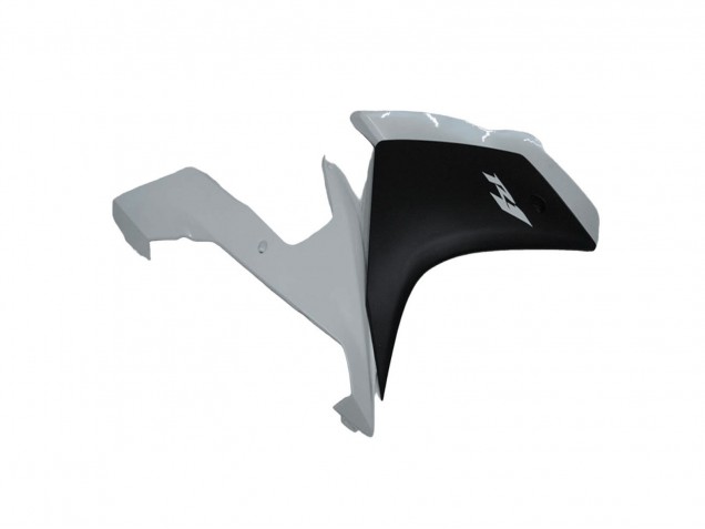 2007-2008 Yamaha YZF R1 Motorcycle Fairing - White Matte Black Canada