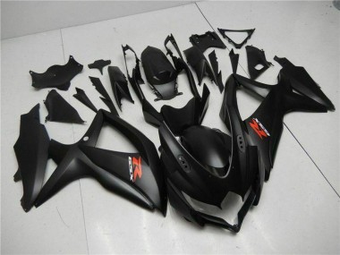 2008-2010 Suzuki GSXR 600/750 Motorcycle Fairings - Matte Black Red Canada