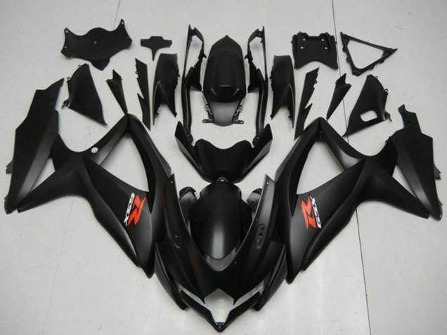 2008-2010 Suzuki GSXR 600/750 Motorcycle Fairings - Matte Black Red Canada