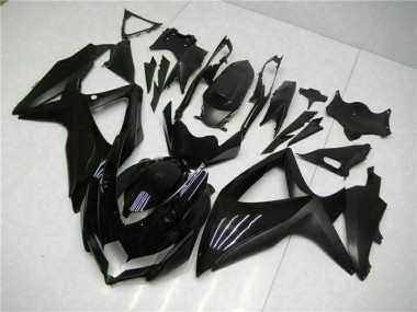 2008-2010 Suzuki GSXR 600/750 Motorcycle Fairings - Glossy Black Matte Black Canada