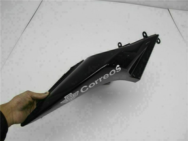 2008-2012 Kawasaki EX250 Motorcycle Fairings - Glossy Black White West Canada