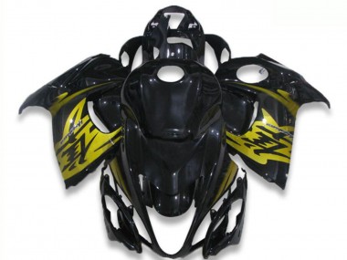 2008-2020 Suzuki GSXR 1300 Hayabusa Motorcycle Fairings - Glossy Black Yellow Canada