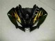 2008-2016 Yamaha YZF R6 Motorcycle Fairings - Glossy Black Gold Flame Canada