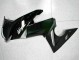2009-2011 Kawasaki EX650 Motorcycle Fairings - Glossy Black White Decal Canada