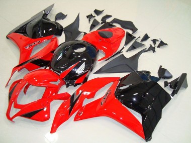 2009-2012 Honda CBR600RR Motorcycle Fairing - Red Glossy Black Canada