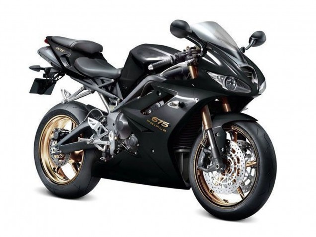 2009-2012 Triumph Daytona 675 Triple Motorcycle Fairings - Glossy Black Canada