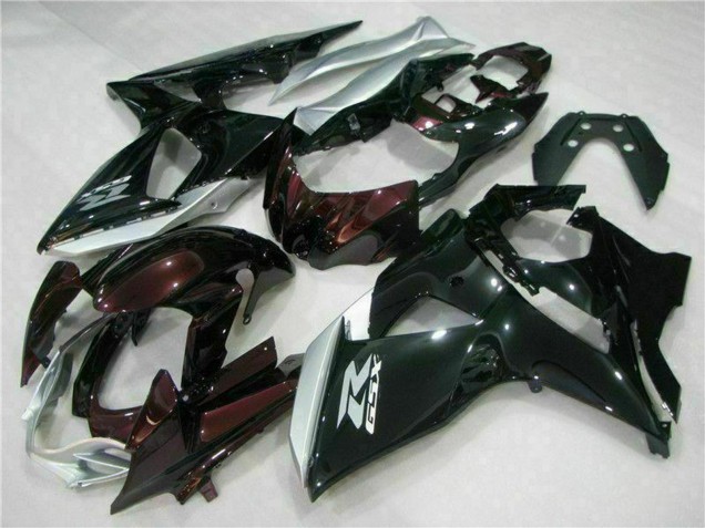 2009-2016 Suzuki GSXR 1000 Motorcycle Fairings - Glossy Black Silver White Canada