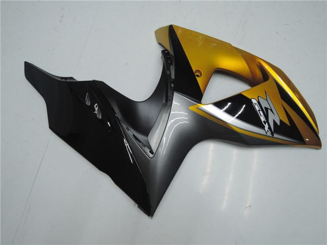2009-2016 Suzuki GSXR 1000 Motorcycle Fairings - Gold Matte Black Canada