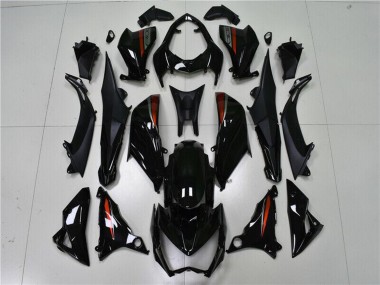 2013-2018 Kawasaki Z800 Motorcycle Fairings - Glossy Black Red Silver Canada