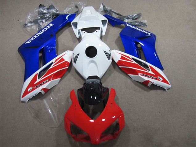 2004-2005 Honda CBR1000RR Bike Fairings - White Red Blue Canada