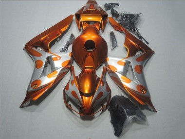 2006-2007 Honda CBR1000RR Motorcycle Fairings - Silver Dark Gold Canada