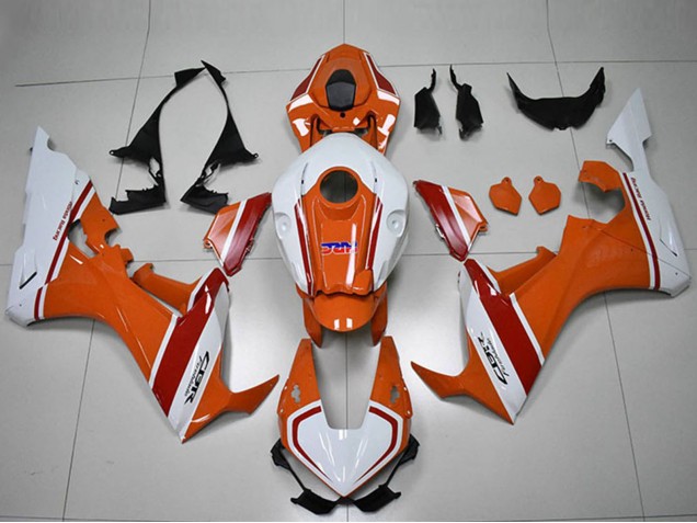 2017-2023 Honda CBR1000RR Motorcycle Fairings - White Orange Red HRC Canada
