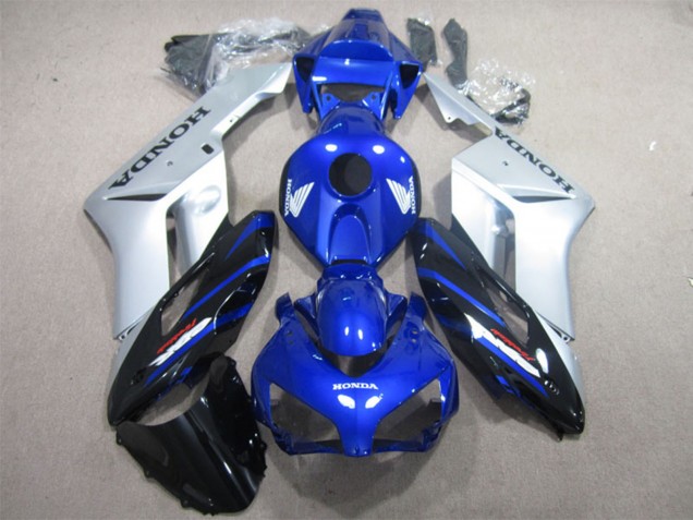 2001-2003 Honda CBR600 F4i Motorcycle Fairings - Silver Blue Glossy Black Canada