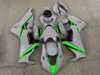 2017-2023 Honda CBR1000RR Motorcycle Fairings - Nardo Grey with Green Stripe Canada
