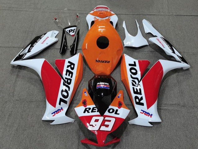 2012-2016 Honda CBR1000RR Motorcycle Fairings - White Orange Red Glossy Black HRC Repsol 93 Canada