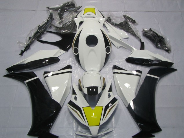 2012-2016 Honda CBR1000RR Motorcycle Fairing - White Yellow Glossy Black Canada