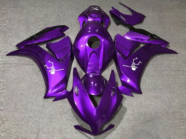 2012-2016 Honda CBR1000RR Motorcycle Fairings - Deep Purple Glossy Black Canada