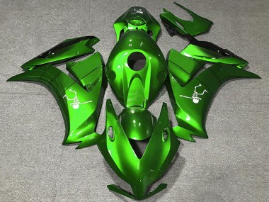 2012-2016 Honda CBR1000RR Motorcycle Fairings - Electric Green Glossy Black Canada