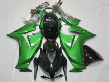 2012-2016 Honda CBR1000RR Motorcycle Fairing - Green Glossy Black Canada