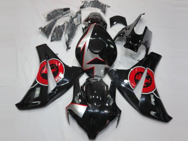 2008-2011 Honda CBR1000RR Motorcycle Fairings - Silver Red Glossy Black Canada