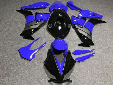 2012-2016 Honda CBR1000RR Motorcycle Fairings - Blue Grey Glossy Black Canada