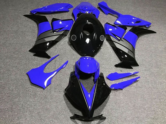 2012-2016 Honda CBR1000RR Motorcycle Fairings - Blue Grey Glossy Black Canada